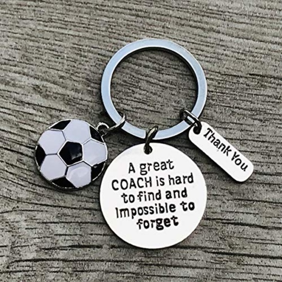 Sportybella Jewelry - Soccer Coach Keychain Soccer Gift Great Coach